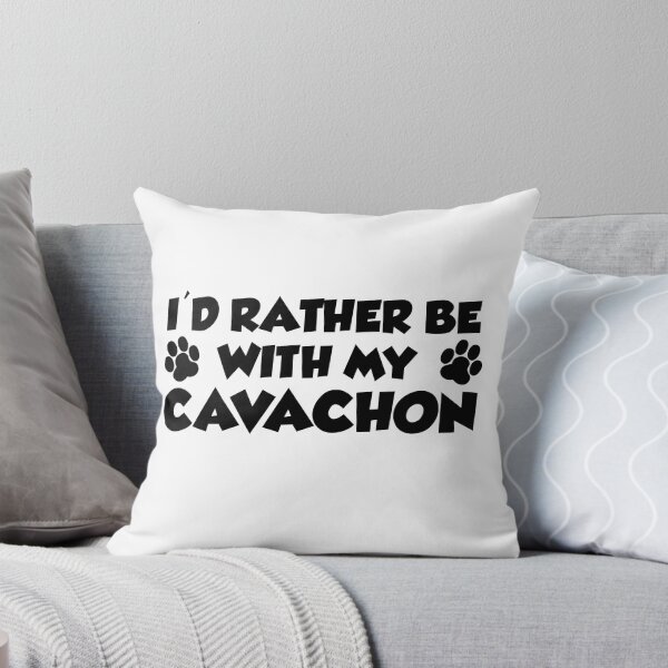 Item preview, I'd Rather Be With My Cavachon Dog Breed designed and sold by jaycartoonist.