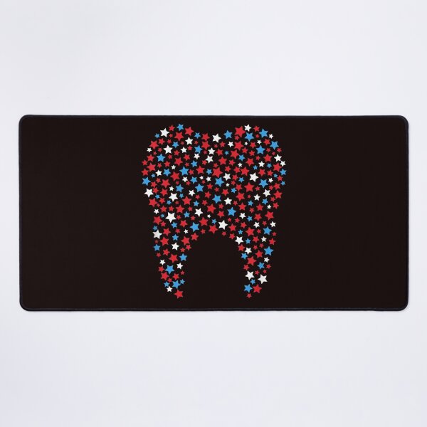 Item preview, Tooth Red White Blue Stars Dental Hygienist 4th Of July designed and sold by KellySX.
