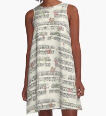 Amsterdam streetscape (late 1700s) A-Line Dress