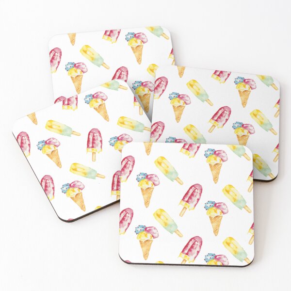 Item preview, Ice Cream - Watercolor - Illustration - Pattern - Colorful Pattern - Colorful designed and sold by ShenysArt.