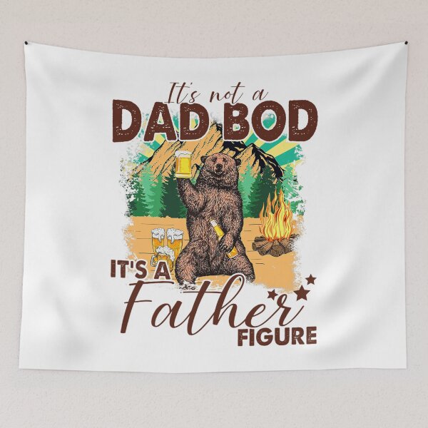Item preview, It's Not A Dad Bod Father Bear Drinking Beer Funny Gift designed and sold by nauticalradar57.