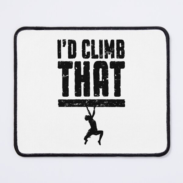 Item preview, I'd Climb That Rock Climbing Bouldering Funny Climber Boy designed and sold by GrandeDuc.