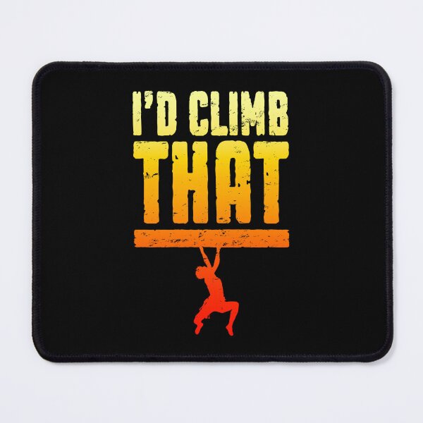 Item preview, I'd Climb That Rock Climbing Bouldering Funny Climber Boy designed and sold by GrandeDuc.