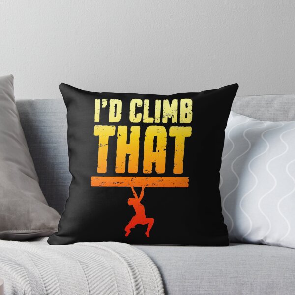 Item preview, I'd Climb That Rock Climbing Bouldering Funny Climber Boy designed and sold by GrandeDuc.