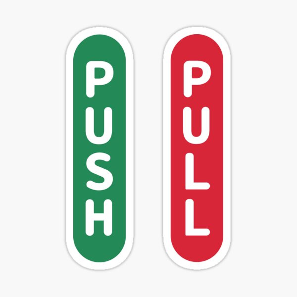 Push-Pull Door Signs