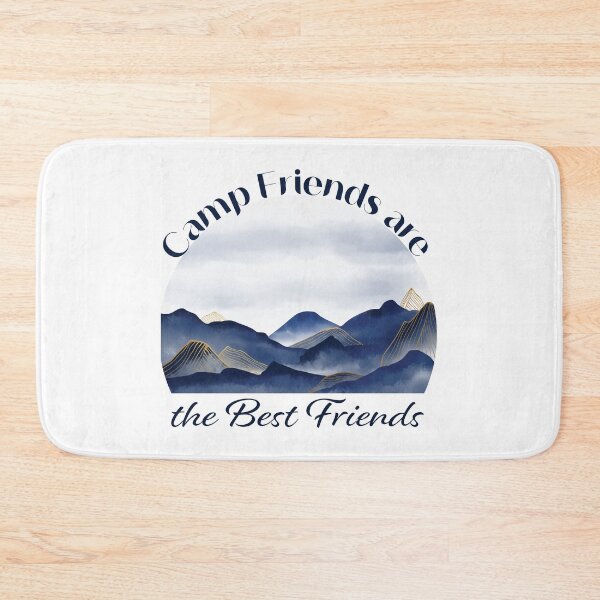 Item preview, Camp Friends are the Best Friends - Mountains designed and sold by Unaiza Khalid.