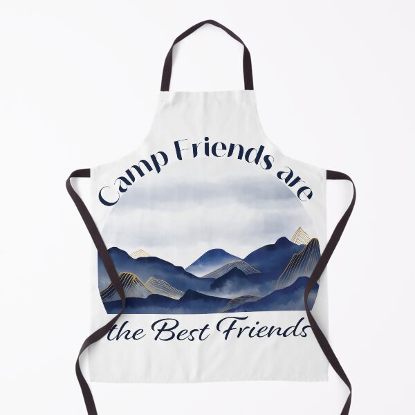 Item preview, Camp Friends are the Best Friends - Mountains designed and sold by Unaiza Khalid.