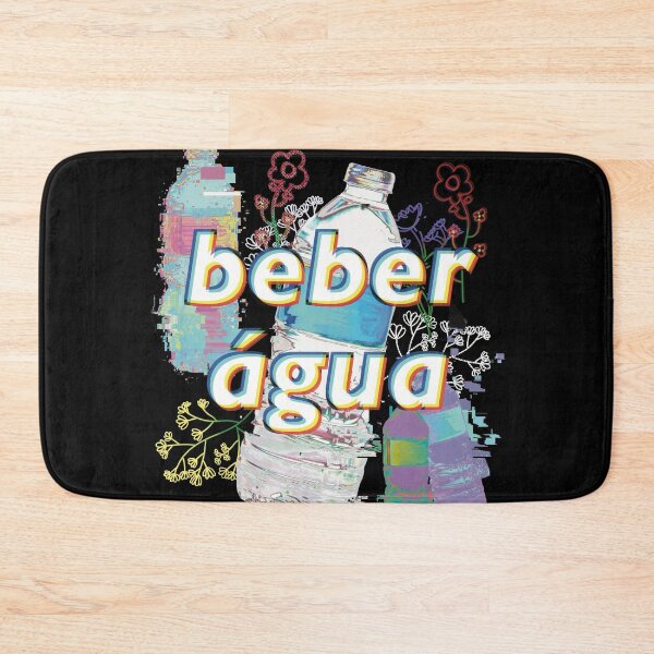 Item preview, beber agua - english botellas de agua designed and sold by Trashkrush.