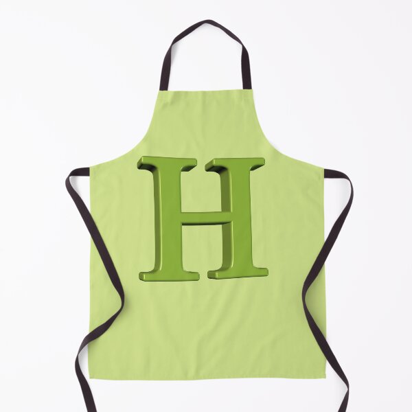 Item preview, The Letter H Dimensional Green on Soft Green 5748 designed and sold by Art in My Loft.