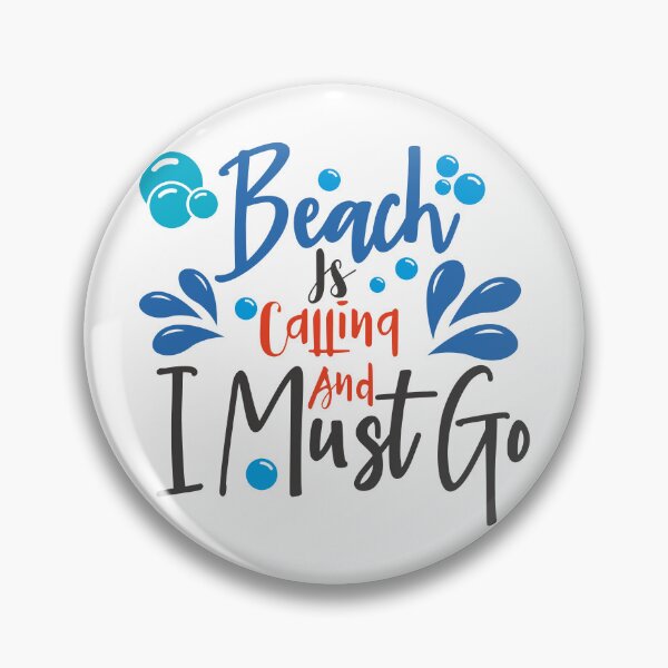 Item preview, Beach is calling & I must go designed and sold by Unaiza Khalid.