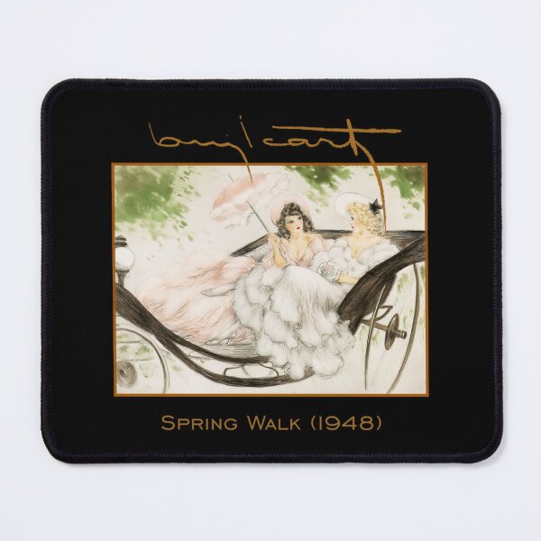 Artikelvorschau, Louis Icart 1888-1950 Spring Walk 1948 Art Deco Racerback Tanktop entworfen und verkauft von addeoovrteqt.