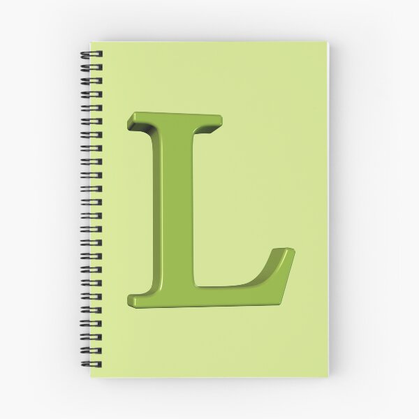 Item preview, The Letter L Dimensional Green on Soft Green 5748 designed and sold by Art in My Loft.