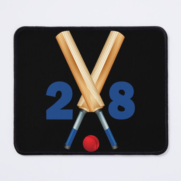Item preview, Cricket Number 28 Twenty Eight With Bats And Ball Classic T-Shirt designed and sold by kerritoniap2g.