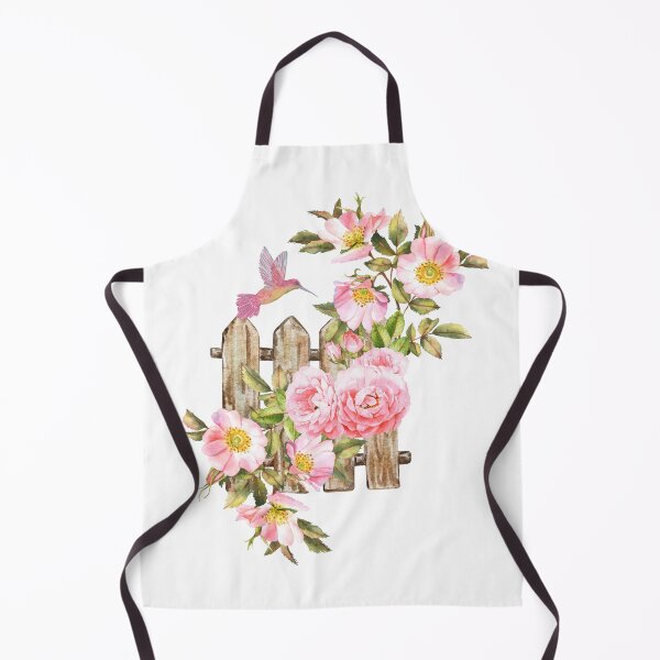 Item preview, Hummingbird and Wild Pink Roses designed and sold by tomorrowsart.