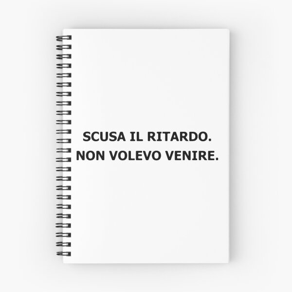 Artikelvorschau, Scusa il Ritardo. Nicht volevo Venire. entworfen und verkauft von RevivalGraphic.