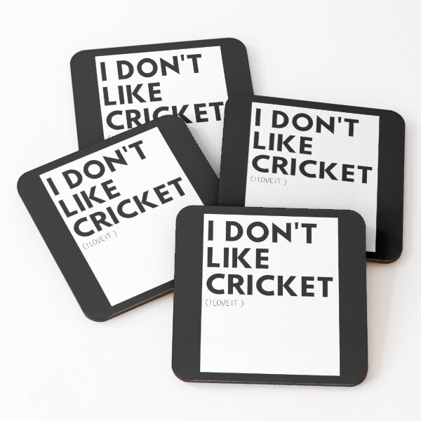 Item preview, I Don't Like Cricket Sticker designed and sold by gloria1os.