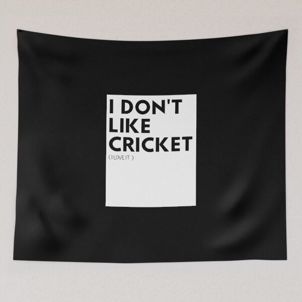 Item preview, I Don't Like Cricket Sticker designed and sold by gloria1os.