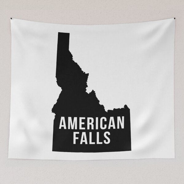 Item preview, American Falls, Idaho Silhouette designed and sold by CartoCreative.