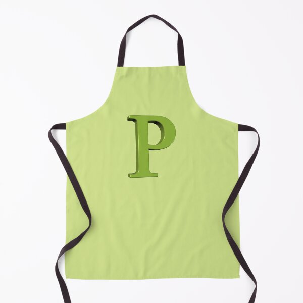 Item preview, The Letter P Dimensional Soft Green on Green 5748 designed and sold by Art in My Loft.