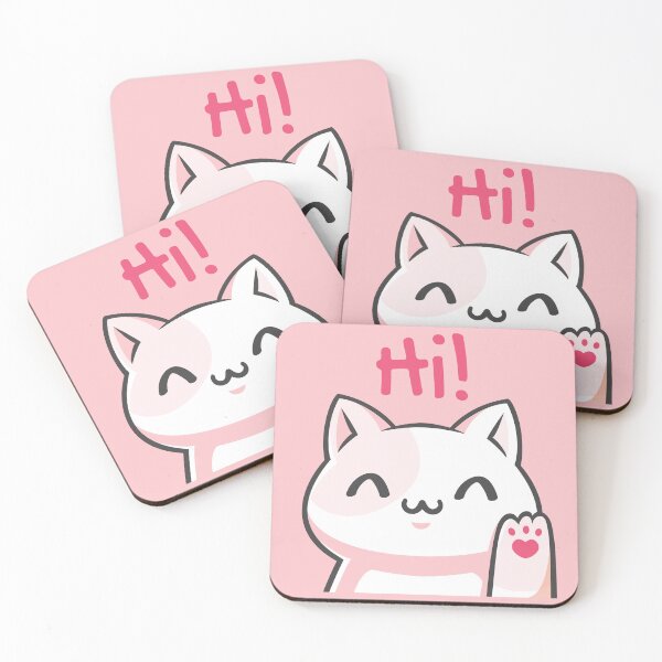 Item preview, Cat Saying Hi! designed and sold by johnnyp1975.