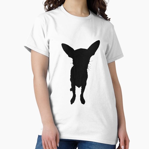 Item preview, Chihuahua Silhouette - black on white designed and sold by Gretchen Tiger.