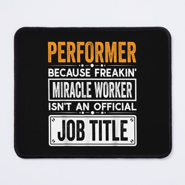 Item preview, performer Because Freaking Miracle Worker Isn’t an Official Job Title, performer Christmas Fathers Day shirt designed and sold by xlnv.