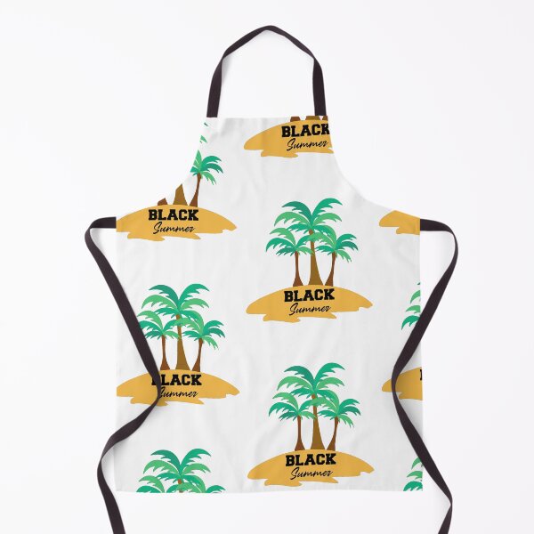 Item preview, Black Summer Palm Tree Beach Fish Collection designed and sold by Yakisha Gates.