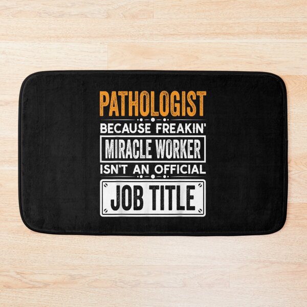 Item preview, pathologist Because Freaking Miracle Worker Isn’t an Official Job Title, pathologist Christmas Fathers Day shirt designed and sold by xlnv.