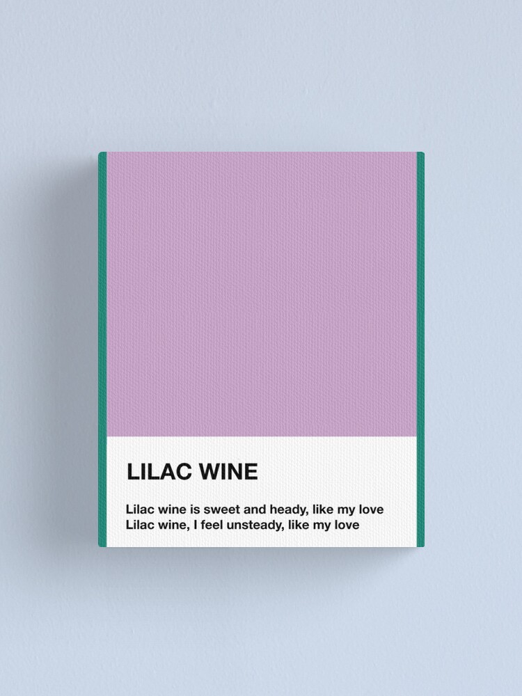 Jeff Buckley Lilac Wine Lyrics Pantone Tote Bag for Sale by aikaw