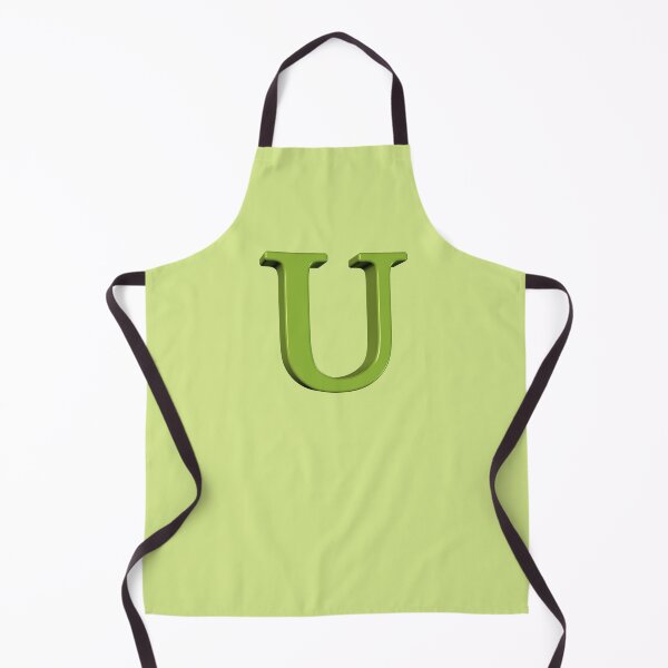 Item preview, The Letter U Dimensional Green on Soft Green 5748 designed and sold by Art in My Loft.