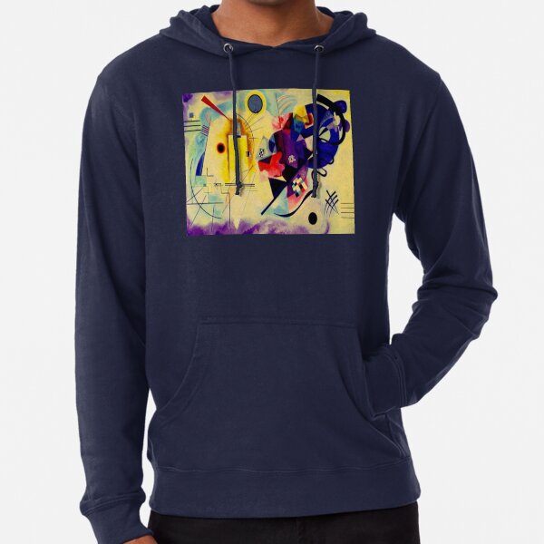 The Mob Wife Yellow-Red-Blue Wassily Kandinsky Art Sweatshirt