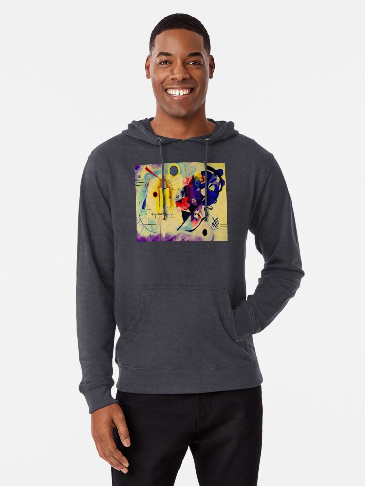 The Mob Wife Yellow-Red-Blue Wassily Kandinsky Art Sweatshirt