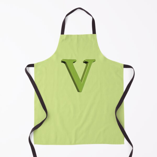Item preview, The Letter V Dimensional Soft Green on Green 5748 designed and sold by Art in My Loft.
