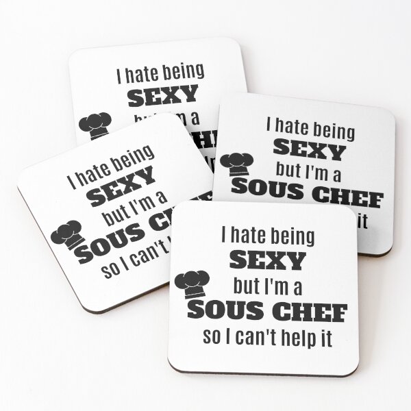 Item preview, Chef Sous Chef kitchen cooking profession designed and sold by DSOC-Clothing.