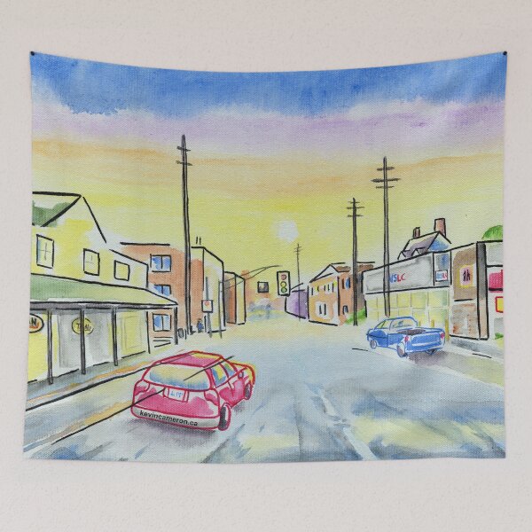 Item preview, Sunrise - Early Morning in Town designed and sold by Kevin Cameron.