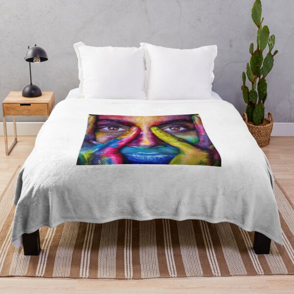 Item preview, Colorful face designed and sold by imranshakir.