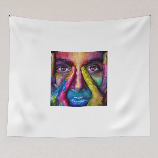 Item preview, Colorful face designed and sold by imranshakir.