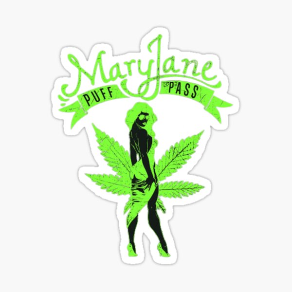 Puff Puff Pass Cannabis Leaf Metal Sign – Wreath Sign Designs