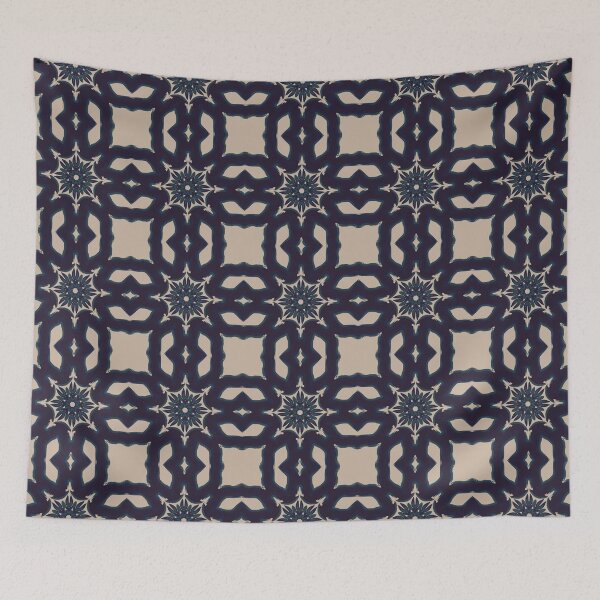 Item preview, Dark magic inspired seamless pattern of ordered chaos designed and sold by Shape-And-Color.