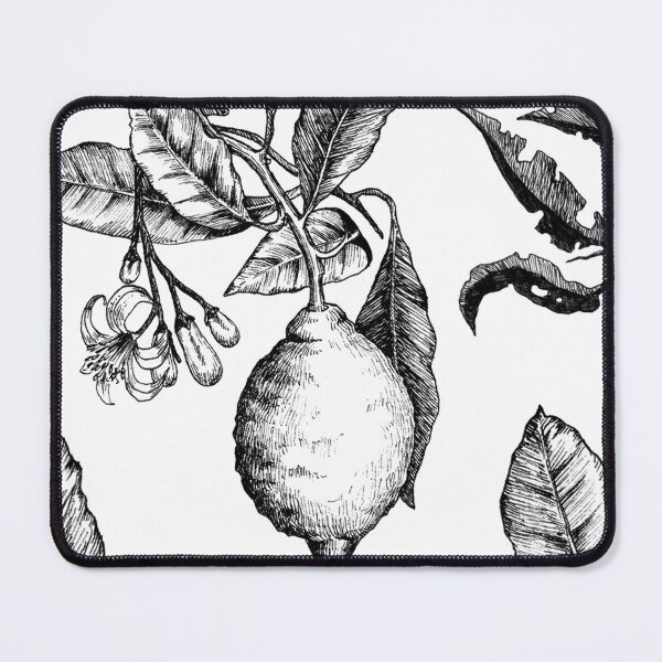 Item preview, Botanical Drawing - Lemon - Detailed - Ink Drawing designed and sold by ShenysArt.