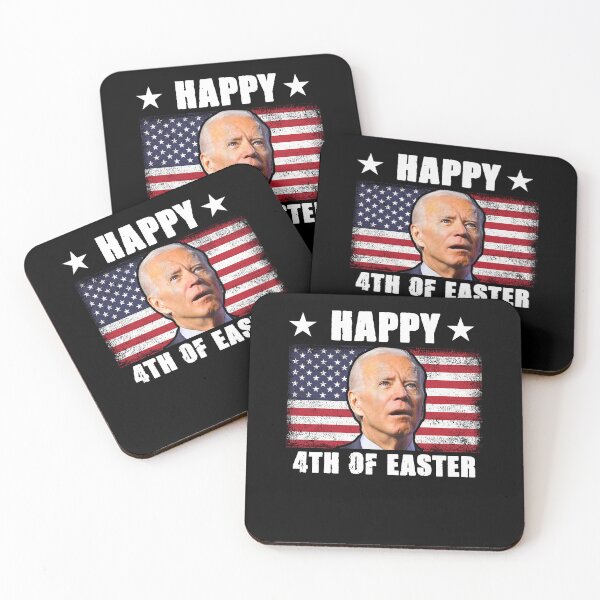 Item preview, Funny Joe Biden Happy 4th Of Easter 4th July American Flag designed and sold by margeretelser.
