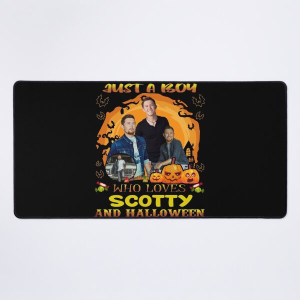 Item preview, Just A Boy Who Loves Scotty And Halloween designed and sold by ToukaFujihisa.