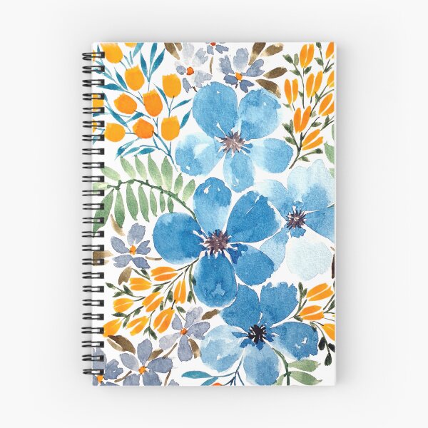 Item preview, 4 Blue Flowers designed and sold by Orly Fuchs Galchen.