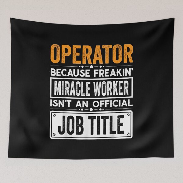 Item preview, operador Porque Freaking Miracle Worker no es un título oficial de trabajo, operador camisa del Día del Padre de Navidad designed and sold by xlnv.