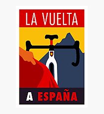 LA VUELTA: Vintage ESPANA Bicycle Racing Advertising Print Photographic Print