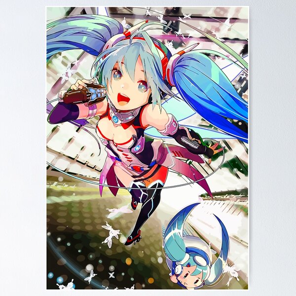 Hatsune Miku Vocaloid Anime Girls Fan Art Matte Finish Poster