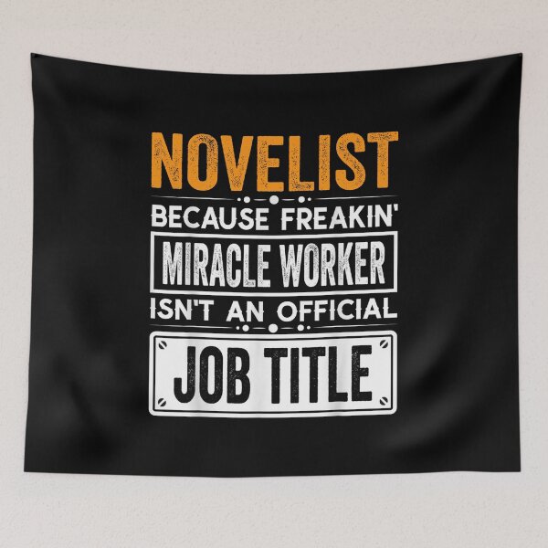 Aperçu de l'œuvre romancier parce que Freaking Miracle Worker n'est pas un titre de travail officiel, romancier chemise de la fête des pères de Noël créée et vendue par xlnv.