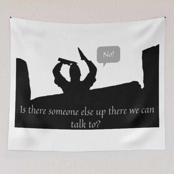 Item preview, Is there someone else up there we can talk to? - No! designed and sold by Monkyra.