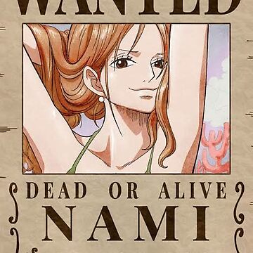 Nami wanted poster, One Piece Poster for Sale by kylzzi