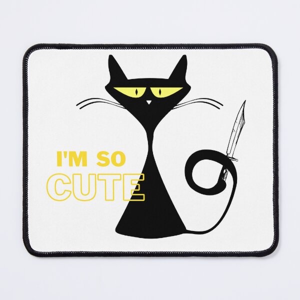 Item preview, Humoriste black cat,I’m so cute cat. designed and sold by Fadwalana99.
